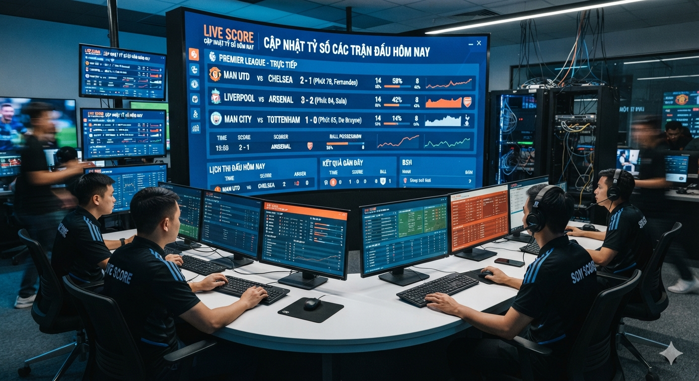 tỷ số các trận đấu hôm nay